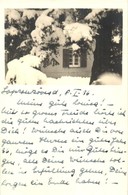 T2 1936 Sopronkövesd, Ház Télen. Photo - Unclassified