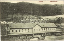 T2 Anina, Stájerlakanina, Steierdorf; Vasútállomás Vagonokkal / Bahnhof / Railway Station With Wagons - Non Classés