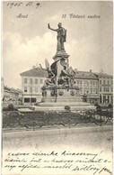 T2/T3 1905 Arad, 13 Vértanú Szobra, Aradi Keresked?k Köre, Ries J. és Társa üzlete / Martyrs' Statue, Shop, Traders' Ass - Unclassified