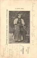 T2/T3 1901 Bánffyhunyad, Huedin; A Pártás Leány. Erdélyi Népviselet, Folklór. Kapható Fehér Mártonnál / Transylvanian Fo - Non Classificati