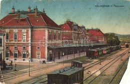 T4 Kolozsvár, Cluj; Vasútállomás Vagonokkal / Bahnhof / Railway Station With Wagons (b) - Zonder Classificatie