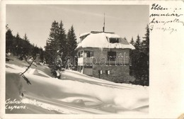 * T2 1936 Lupény, Lupeni, Schylwolfsbach; Menház Télen / Rest House In Winter. Photo - Zonder Classificatie