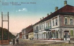 * T3 Orsova, Dunasor, Zálogház, üzletek / Street View With Shops And Pawnshop (Rb) - Unclassified