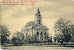 T2/T3 Perjámos, Periam; Haulikfalvai Templom. W. L. 1332. / Church In Haulic (EK) - Non Classificati