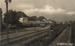 * T2 Piski, Simeria; Vasútállomás, Vonatok / Gara / Bahnhof / Railway Station, Trains. I. Horváth Photo - Non Classés