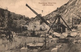 T2/T3 Ruszkica, Ruschita, Rusca Montana; Bibel-féle Márványtelep. Fuchs Fényképei Után / Marble Works Factory (EK) - Ohne Zuordnung