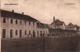 * T3 Székelykocsárd, Kocsárd, Lunca Muresului; Vasútállomás / Bahnhof / Railway Station (fa) - Unclassified