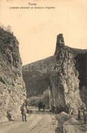 T2 1913 Torda, Turda; Leányk? út Részlet Az Aranyos Völgyben / Valea Ariesului, Rock - Ohne Zuordnung