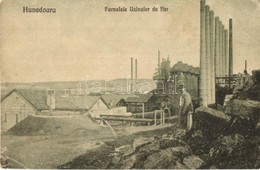 ** T2/T3 Vajdahunyad, Hunedoara; Vasgyár A Kohókkal / Furnalele Uzinelor De Fier / Iron Works With Furnaces  (EK) - Ohne Zuordnung