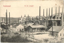 ** T2/T3 Vajdahunyad, Hunedoara; Vasgyár A Kohókkal. Adler Fényirda 1909 / Iron Works With Furnaces  (EK) - Non Classificati