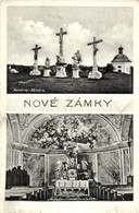 ** T2/T3 Érsekújvár, Nové Zámky; Kálvária, Templom Bels?, Oltár / Calvary, Church Interior, Altar (fl) - Unclassified