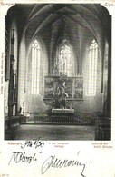 T2/T3 Késmárk, Kezmarok; Katolikus Templom Bels?, Kiadja Feitzinger Ede / Church Interior (EK) - Non Classificati