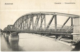 * T2 Komárom, Komárno; Duna Híd. L. H. Pannonia 1915. / Danube Bridge / Donaubrücke - Zonder Classificatie