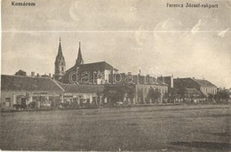 T4 Komárom, Komárno; Ferenc József Rakpart, üzletek. Spitzer Sándor Kiadása / Franz Joseph Quay, Street View, Shops (vág - Non Classificati