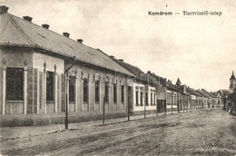 ** T2/T3 Komárom, Komárno; Tisztvisel? Telep, Utca / Officers Colony, Street View (EK) - Ohne Zuordnung