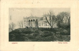 T2/T3 Losonc, Lucenec; Hubay Kastély. W. L. Bp. 4707. / Castle (EK) - Ohne Zuordnung