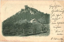 T2/T3 1899 Murány, Murányalja, Muránsky Hrad; Vár, Kiadja Büchler Béla / Castle (EK) - Ohne Zuordnung