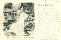 T2 1898 Tátra, Nagy-Tarpataki-vízesés / Gross Kohlbachfall / Waterfall - Ohne Zuordnung