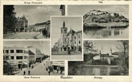 * T3 Munkács, Zrínyi Ilona Utca, Szent István út, Kolostor, Vár / Streets, Cloister, Castle (Rb) - Non Classificati