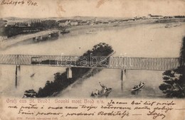 T3 Bród, Slavonski Brod, Railway Bridge, Train (fl) - Non Classificati