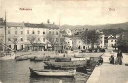 * T2/T3 Crikvenica, Cirkvenica; Molo / Port, Boats, Shops  (EK) - Zonder Classificatie