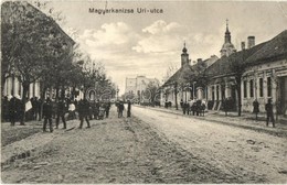 * T3 1912 Magyarkanizsa, Stara Kanjiza; Úri Utca, Léderer Manó Kiadása / Street (szakadás / Tear) - Non Classificati