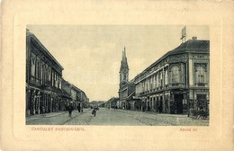 T2/T3 Pancsova, Pancevo; Almási út, Tyirilov üzlete. W. L. Bp. 950. / Street View, Shops (EK) - Zonder Classificatie