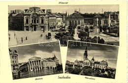 ** T1 Szabadka, Subotica; Hitler Tér, Színház, Városháza / Square, Theater, Town Hall - Non Classés