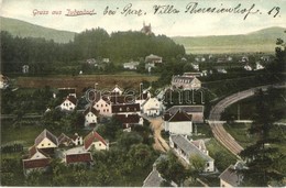 T2/T3 Judendorf Bei Graz, General View With Railway Tracks. Published By Josefine Machatschky (EK) - Non Classés