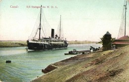 ** T2/T3 Suez Canal, SS Stuttgart Norddeutscher Lloyd Steamship. Lichtenstern & Harari, Cairo. 288. (EK) - Unclassified