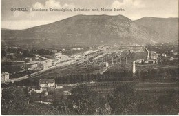 * T2 Gorizia, Görz, Gorica; Stazione Transalpina, Sabatino Und Monte Santo. Verlag Anton Pertot / Bohinj Railway Station - Non Classificati