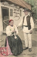 T3 Csángó Magyarok, Népviselet / Hungarian Folklore, Traditional Costumes. TCV Card (ázott Sarok / Wet Corner) - Ohne Zuordnung