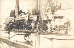 ** T2 SMS Radetzky Osztrák-magyar Radetzky-osztályú Pre-dreadnought Csatahajó Fedélzete Matrózokkal / WWI Austro-Hungari - Non Classificati