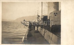 * T2 Torpedó Beemelése Osztrák-magyar I. Osztrályú '100 M' Torpedónaszádra / Einschiffen Der Torpedos. K.u.K. Kriegsmari - Unclassified