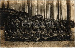 T2/T3 1917 Osztrák-magyar Katonák Csoportképe, A Levélíró által Vezetett Gárda / WWI Austro-Hungarian K.u.K. Soldiers Le - Non Classificati