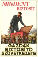 ** T2 A Gazdák Biztosító Szövetkezete Mindent Biztosít, Reklámlap. Felel?s Kiadó: Niedermann Zoltán / Hungarian Farmers' - Ohne Zuordnung