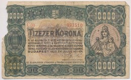 1923. 10.000K 'Orell Füssli Zürich' Piros Sorozat- és Sorszám T:IV
Adamo K42/1 - Non Classificati