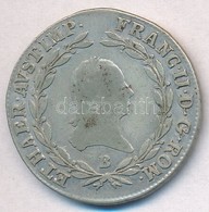 1805B 20kr Ag 'Ferenc' (6,45g) T:2- Ph.
Huszár: 1967, Unger III.: 1376.a - Unclassified