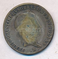 1844B 20kr Ag 'V. Ferdinánd' T:3 
Huszár 2081., Unger III.:1419. - Unclassified