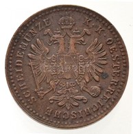 1861E 1kr Cu T:2 / 
Hungary 1861E 1 Kreuzer Cu C:XF
Adamo M4 - Non Classés