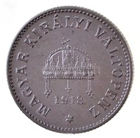 1918. 10f Fe Rozettával, Artex-veret T:1 
Adamo K3.2 - Non Classificati