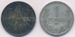 1926-1927. 1P Ag (2x) T:2,2- Patina - Ohne Zuordnung