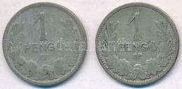 1926-1927. 1P Ag (2x) T:2-,3 - Ohne Zuordnung