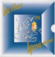 1993. 10f-200Ft (11xklf) Forgalmi Sor Dísztokban, Egylapos Kiadás, Benne 200Ft Ag 'MNB' T:BU 
Adamo FO26.2 - Zonder Classificatie