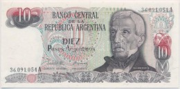 Argentína 1983-1984. 10P T:I
Argentina 1983-1984. 10 Pesos C:UNC
Krause 313 - Zonder Classificatie