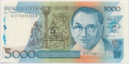 Brazília 1989. 5000C '5 Cruzados Novos' Felülbélygzéssel T:I,I-
Brazi 1989. 5000 Cruzados With '5 Cruzados Novos' Overpr - Unclassified