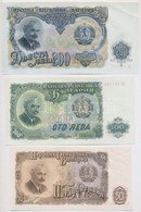 Bulgária 1951. 3L + 5L + 10L + 25L + 50L + 100L + 200L T:I,I- 3L-án Fo.
Bulgaria 1951. 3 Leva + 5 Leva + 10 Leva + 25 Le - Non Classés