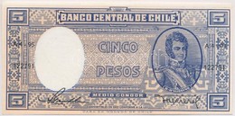 Chile 1947-1958. 5P (=1/2C) T:I
Chile 1947-1958. 5 Pesos (=1/2 Condor) C:UNC
Krause 110 - Non Classificati