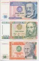 Peru 1987. 10I + 50I + 1988. 1000I T:I
Peru 1987. 10 Intis + 50 Intis + 1988. 1000 Intis C:UNC - Non Classificati