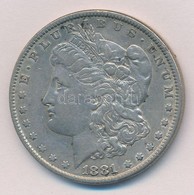 Amerikai Egyesült Államok 1881. 1$ Ag 'Morgan' T:2- 
USA 1881. 1 Dollar Ag 'Morgan' C:VF - Ohne Zuordnung